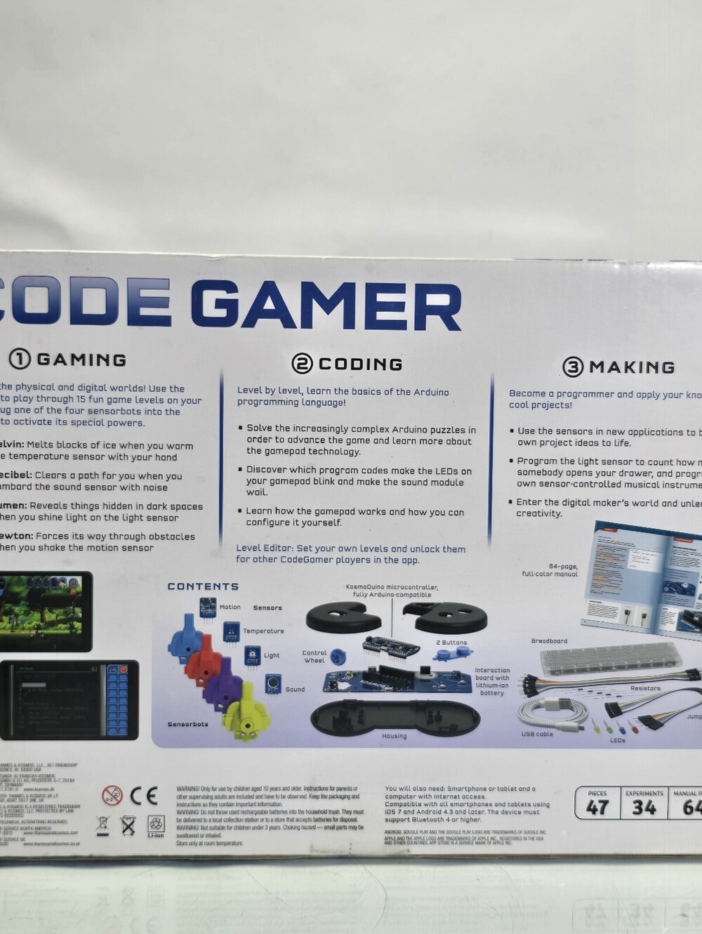 NEW Thames & Kosmos Code Gamer KosmoBits Arduino Coding Experiment Kit STEM - Picture 4 of 6